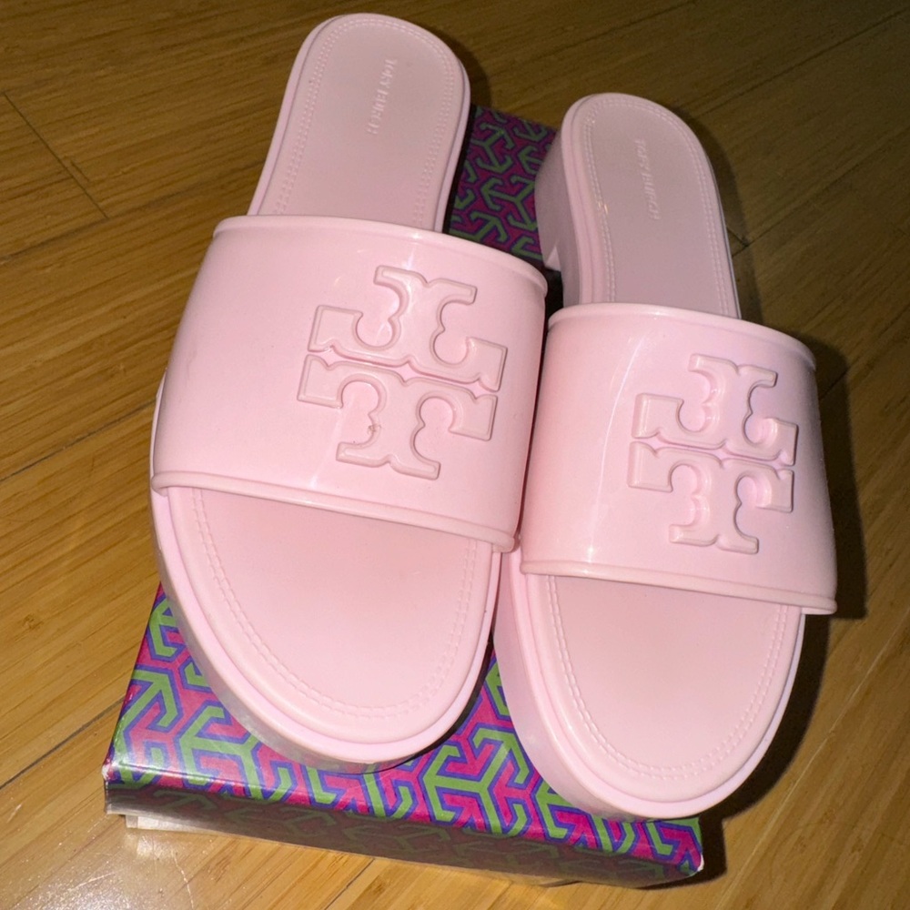 Tory Burch Eleanor Jelly Slide Petunia